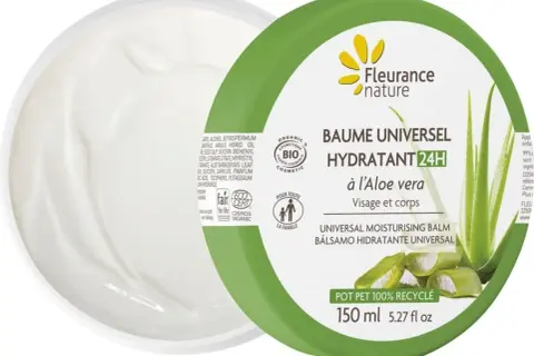 Crème hydratante 24h à l'aloe vera, idéale pour le visage et le corps. Découvrez que faire avec de l'aloe vera pour une peau nourrie.