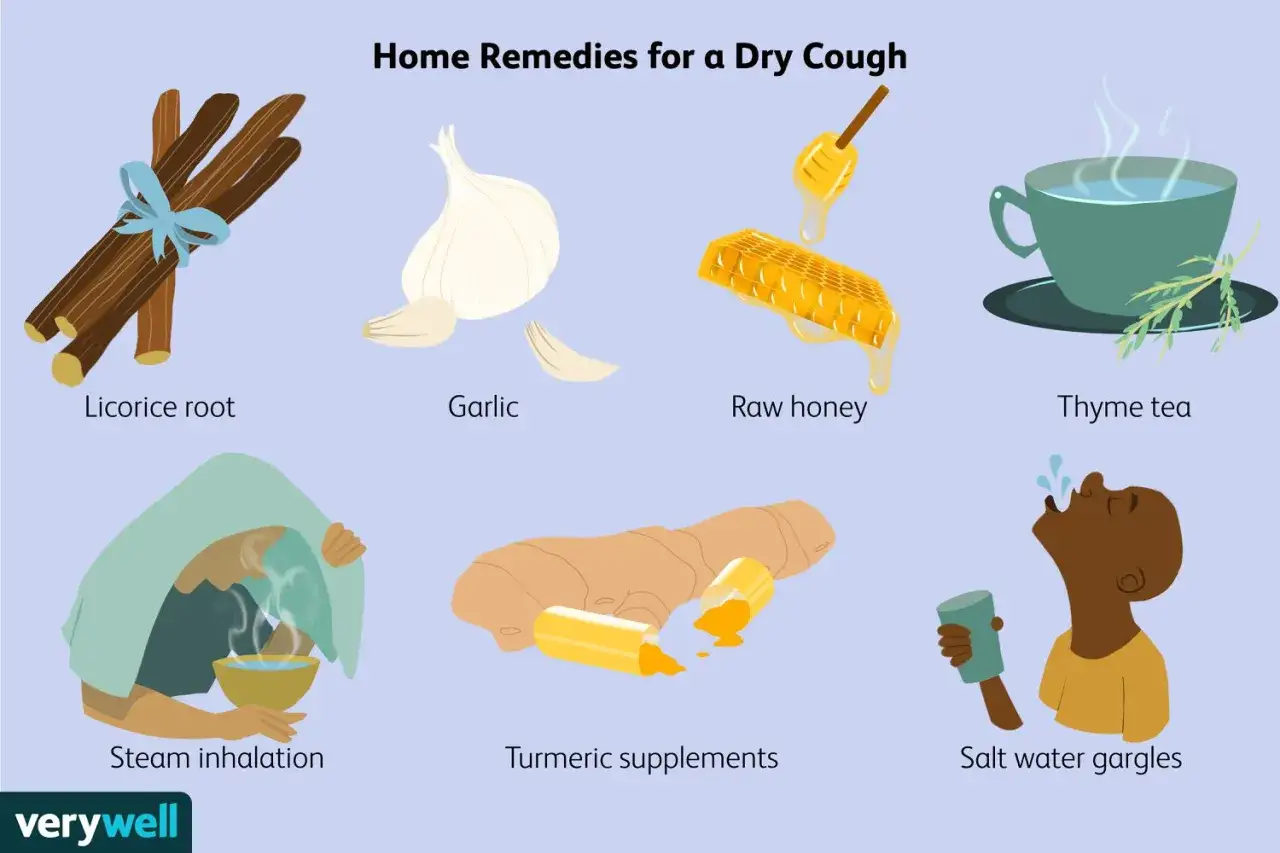 Remèdes naturels pour la toux sèche : racine de réglisse, ail, miel, tisane de thym, inhalation de vapeur, curcuma, gargarismes à l'eau salée. La réglisse est une plante pour la toux.