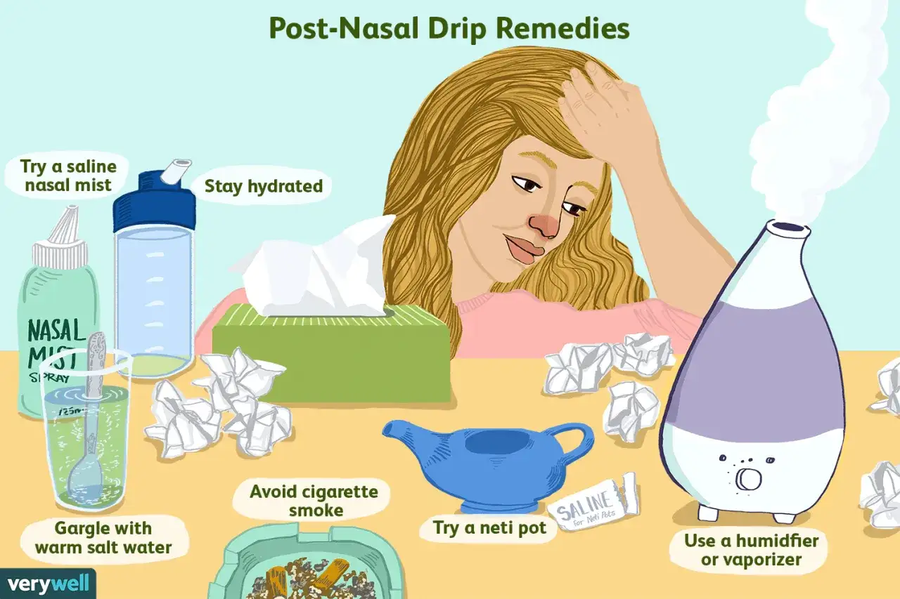 Remèdes de grand-mère pour nez bouché : spray nasal, hydratation, gargarismes, éviter la fumée, neti pot, humidificateur.